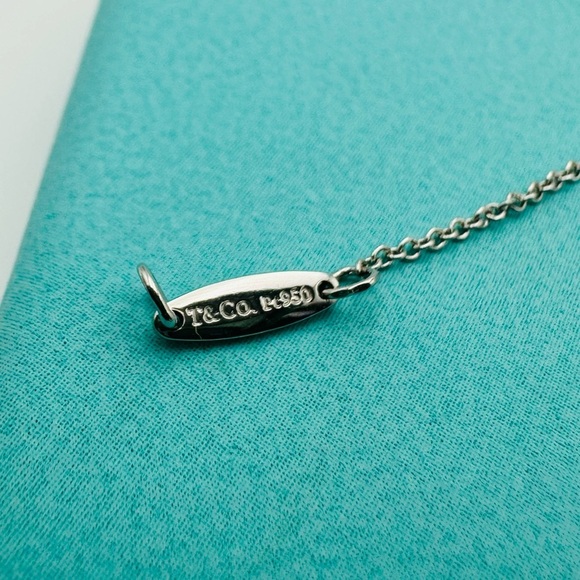 Tiffany & Co. .15 Diamonds by the Yard Bracelet in Platinum 6” with Packaging - Picture 7 of 11